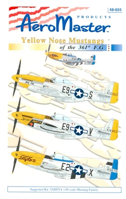 AeroMaster 48-655 Yellow Nose Mustangs of the 361st F.G., Part I