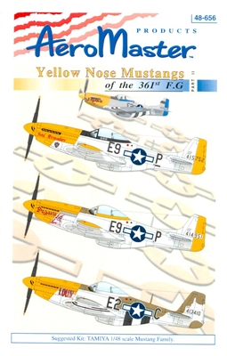 AeroMaster 48-656 Yellow Nose Mustangs of the 361st F.G., Part II