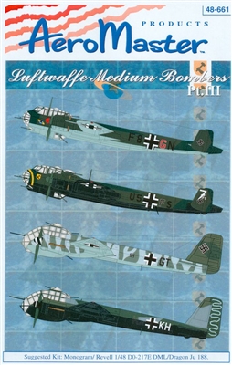 AeroMaster 48-661 Luftwaffe Medium Bombers, Part III