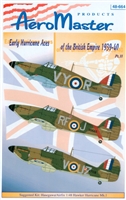 AeroMaster 48-664 - Early Hurricane Aces of the British Empire 1939-40, Part II