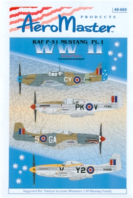 AeroMaster 48-669 - WW II RAF P-51 Mustang, Part I