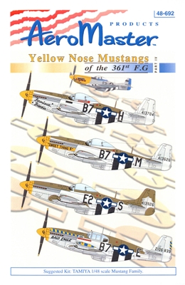 AeroMaster 48-692 - Yellow Nose Mustangs of the 361st F.G, Part IV