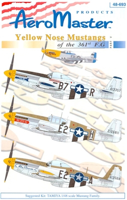 AeroMaster 48-693 - Yellow Nose Mustangs of the 361st F.G, Part V