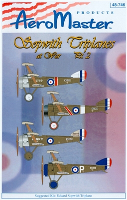 AeroMaster 48-746 Sopwith Triplanes at War, Part 2