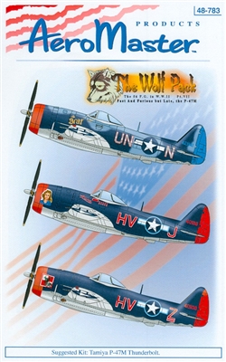 AeroMaster 48-783 The Wolf Pack, Part VII (The 56 F.G. in W.W. II, Fast and Furious but Late, the P-47M)