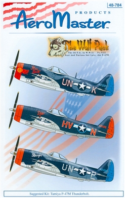 AeroMaster 48-784 - The Wolf Pack, Part VIII (The 56 F.G. in WWII, Fast and Furious but Late, the P-47M)
