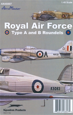 AeroMaster 48-807  Royal Air Force Type A & B Roundels