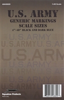 AeroMaster 48-809 - U.S. Army Generic Markings