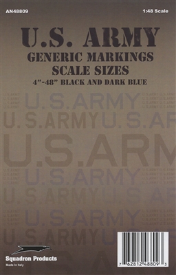 AeroMaster 48-809 - U.S. Army Generic Markings