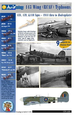 Aviaeology AOD24008.1 - 143 Wing (RCAF) Typhoons, Part 1