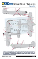 Aviaeology AOD24S03 - Typhoon Mk I Airframe Stencil / Data Series