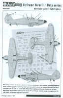 Aviaeology AOD24S07 - Hurricane Airframe Stencil / Data Series (Part 2)