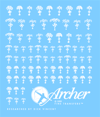 Archer AR35026W - Afrika Korps Insignia (White)