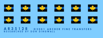 Archer AR35128 - Canadian WWII Unit and Formation Signs