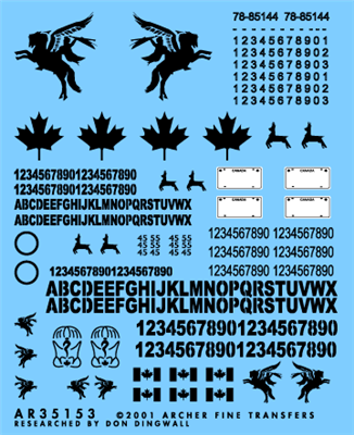 Archer AR35153 - Canadian UNITAF (Somalia) Markings