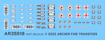 Archer AR35518 -  M2/M3 Halftrack Instruments and Placards