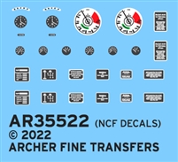 Archer AR35522 - Sd.kfz.9 FAMO Instruments and Placards