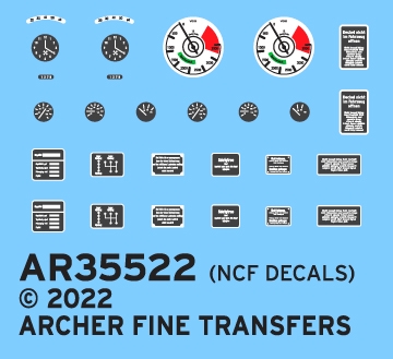 Archer AR35522 - Sd.kfz.9 FAMO Instruments and Placards