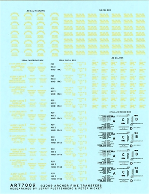 Archer AR77009 - Ammo Box Stencils