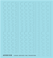 Archer AR88188 - Oblong Rivet Segments (1/48 scale)