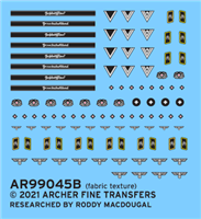 Archer AR99045B - Heer Uniform Patches for Armored Reconnaissance Troops (1/35)