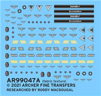 Archer AR99047A - German Early War Uniform Patches for Infantry Troops (1/35)