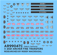 Archer AR99047C - German Early War Uniform Patches for Artillery Troops (1/35)