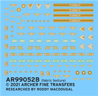 Archer AR99052B - Afrika Korps Heer Uniform Patches for Panzergrenadiers (1/35)