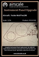 AirScale 24-FWA - Focke-Wulf Fw 190A Instrument Panel Decals