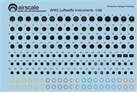 AirScale 48-GER - WW2 Luftwaffe Instrument Dial Decals