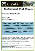 AirScale 48-USA - WWII USAAF Instrument Dial Decals