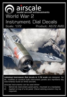 Airscale 72 AMB - WW2 Instrument Dial Decals Superset (1/72)