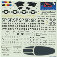 Astra Decals ASD-4804b - A-10 Warthog USAFE Spangdahlem