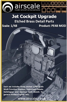 AirScale PE48-MOD - Modern Fighter Jet Cockpit Details