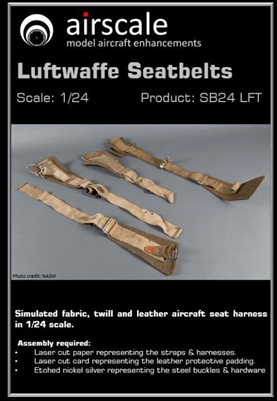 AirScale SB24 LFT - Luftwaffe Seatbelts (1/24)