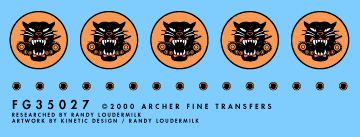 Archer FG35027 - US Tank Destroyer Patches and Vehicle Insignias