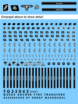 Archer FG35042A - German SS Uniform Patches