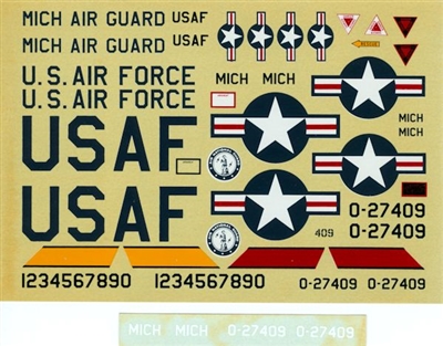 Bare Metal Decals No. 2 - RF-84F/K Thunderflash