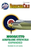 Barracuda BC-24167 - Mosquito Airframe Stencils - Expanded