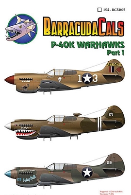 Barracuda BC-32007 - P-40K Warhawks, Part 1