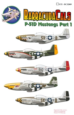 Barracuda BC-32009 - P-51D Mustangs, Part 1