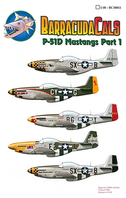 Barracuda BC-48011 - P-51D Mustangs, Part 1