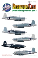 Barracuda BC-48153 - F4U-1 Birdcage Corsairs, Part 1