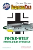 Barracuda BC-48373 - Fw-190A, F, D Airframe Stencils