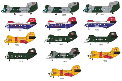 Belcher Bits BD19 - CH-147 Chinook and CH-113 Labrador/Voyageur (1/48 scale)