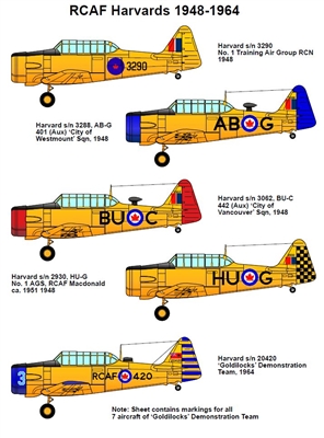 Belcher Bits BD25 - Post-war Canadian Harvard Mk II (1/48 scale)