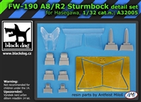 Black Dog A32005 - Fw-190 A8/R2 Sturmbock Detail Set