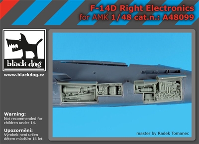 Black Dog A48099 - F-14 D Right Electronics (for AMK)