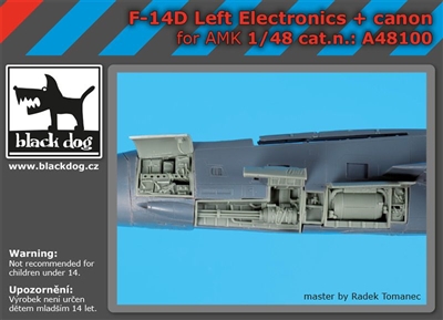 Black Dog A48100 - F-14 D Left Electronics and Canon (for AMK)