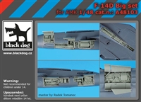 Black Dog A48103 - F-14 D Big Set